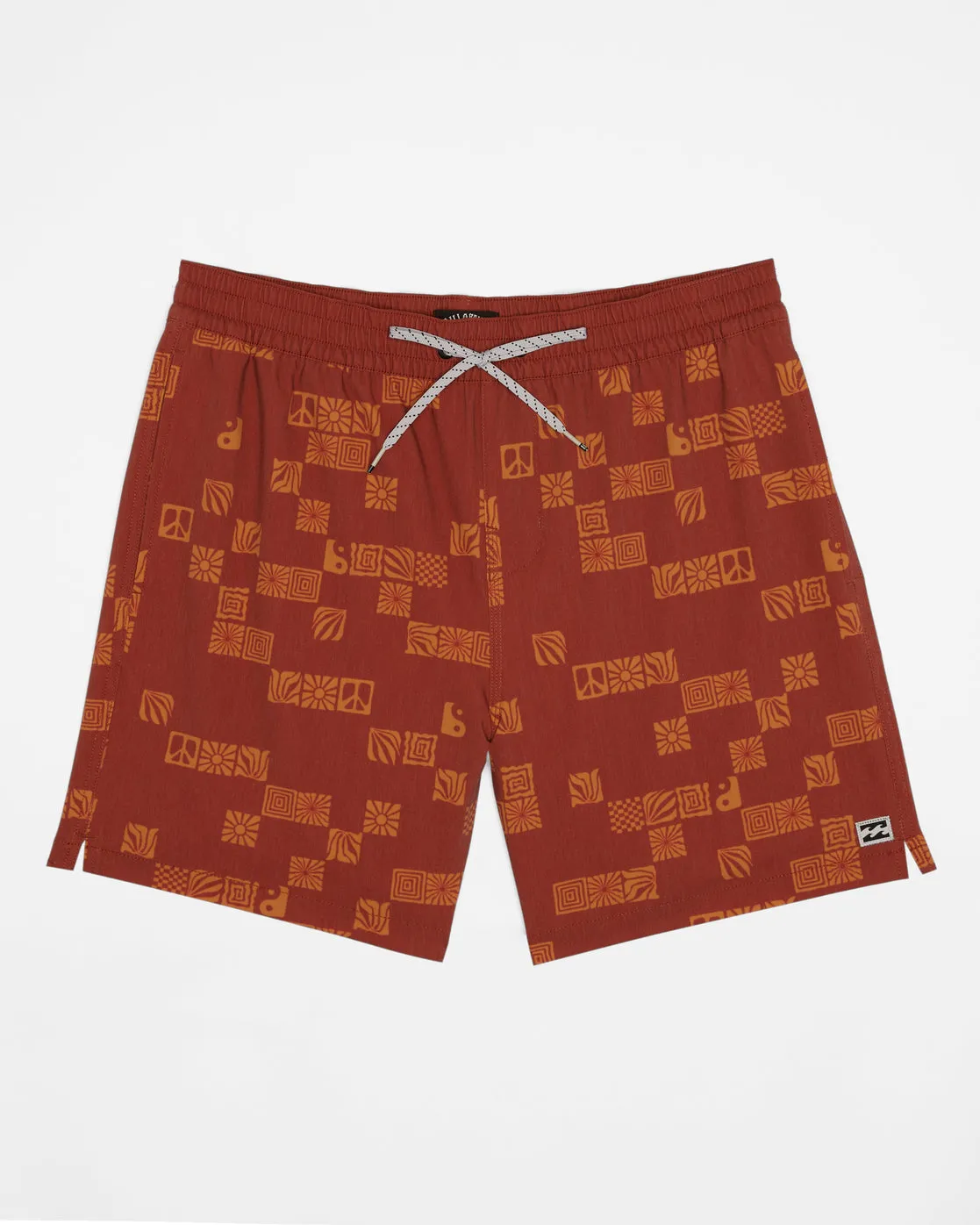 Boys Boys Sundays Layback Elastic Waist 16 Shorts - Rust