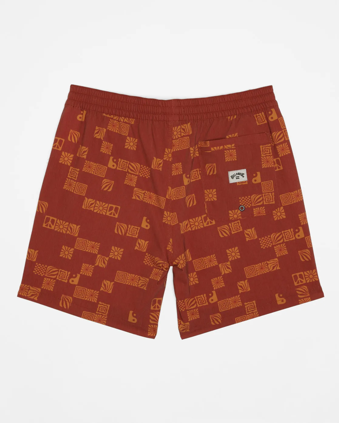 Boys Boys Sundays Layback Elastic Waist 16 Shorts - Rust