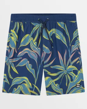 Boys Sundays Layback Boardshorts 6.5 - Washed Blue