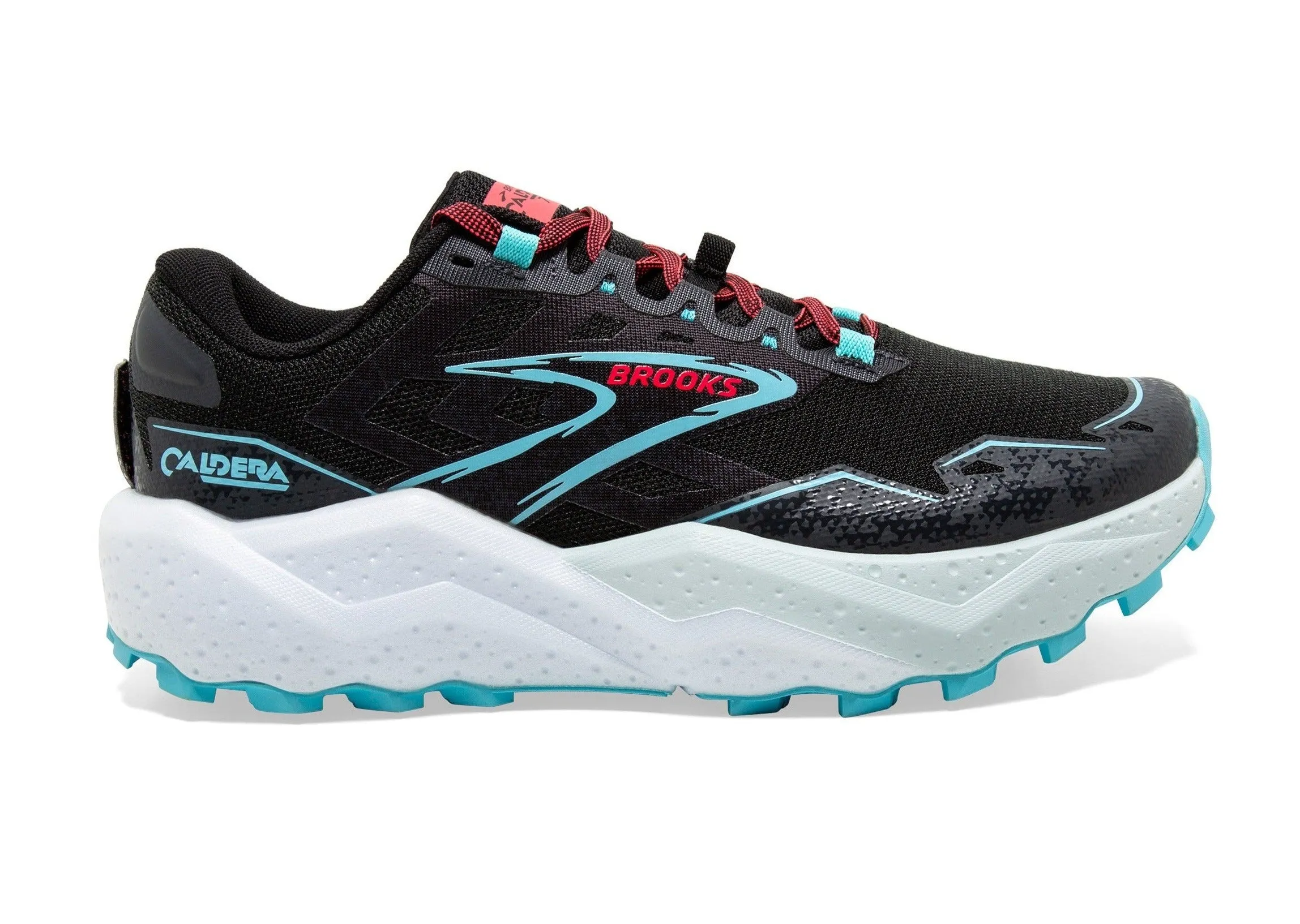 Brooks Caldera 7 (B Width) - Black/Ebony/Bluefish  (Womens)