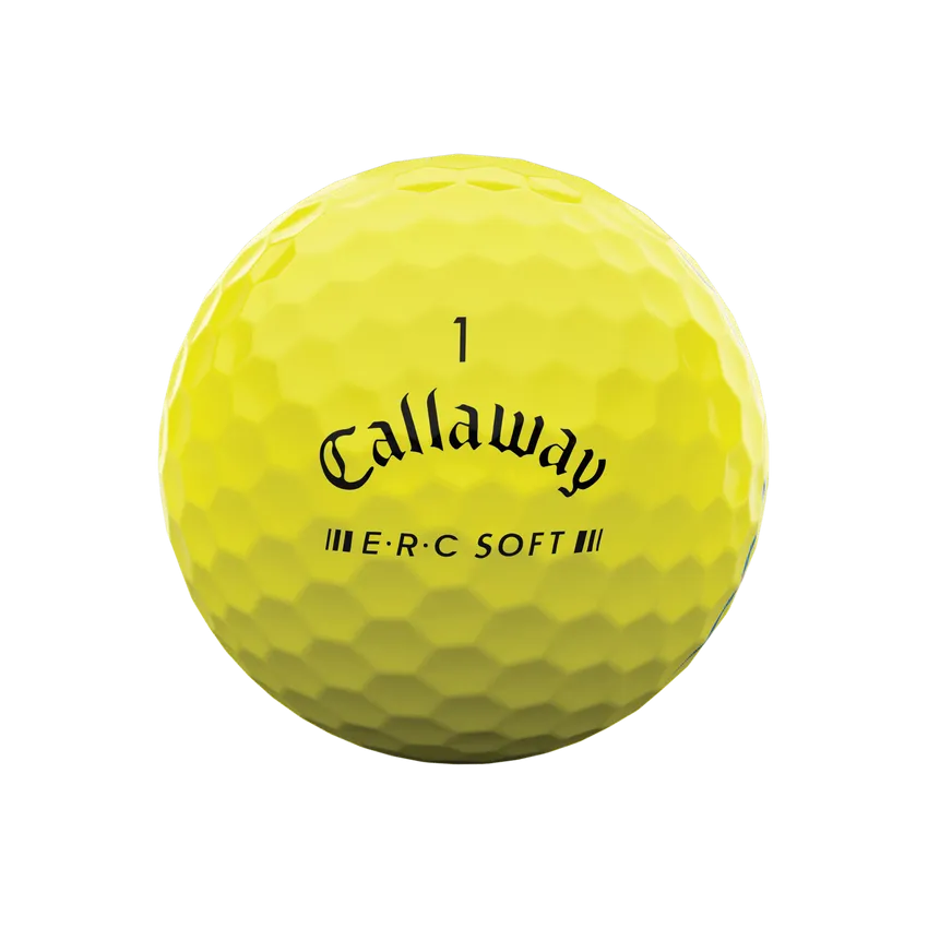 Callaway ERC Soft Triple Track Yellow Golf Balls 12 Pack 23