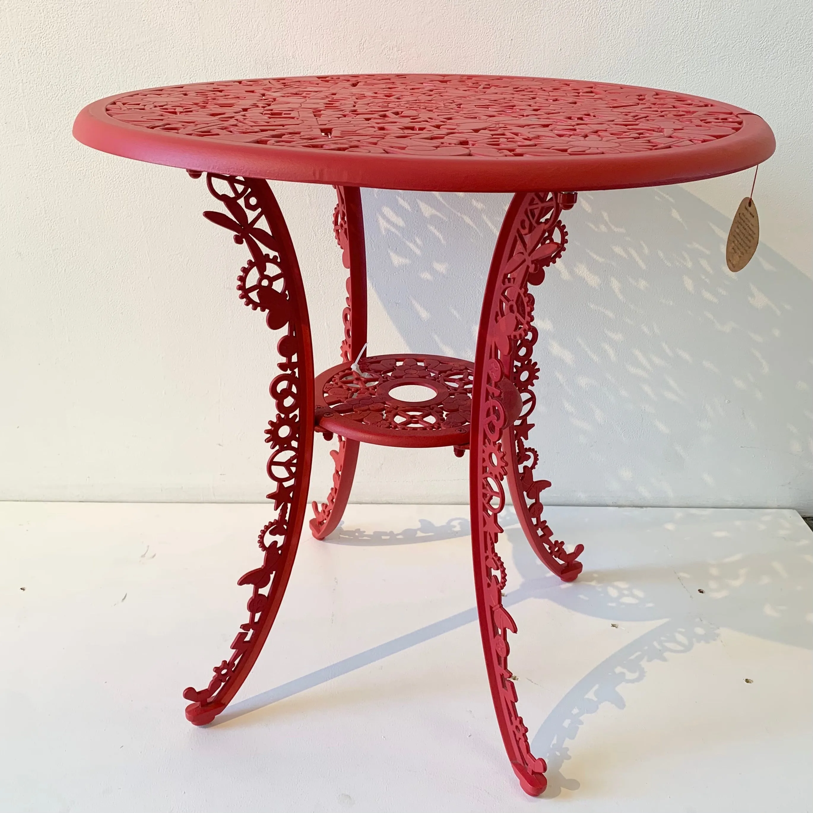 Cast Aluminum Powder Coated Table from Italy