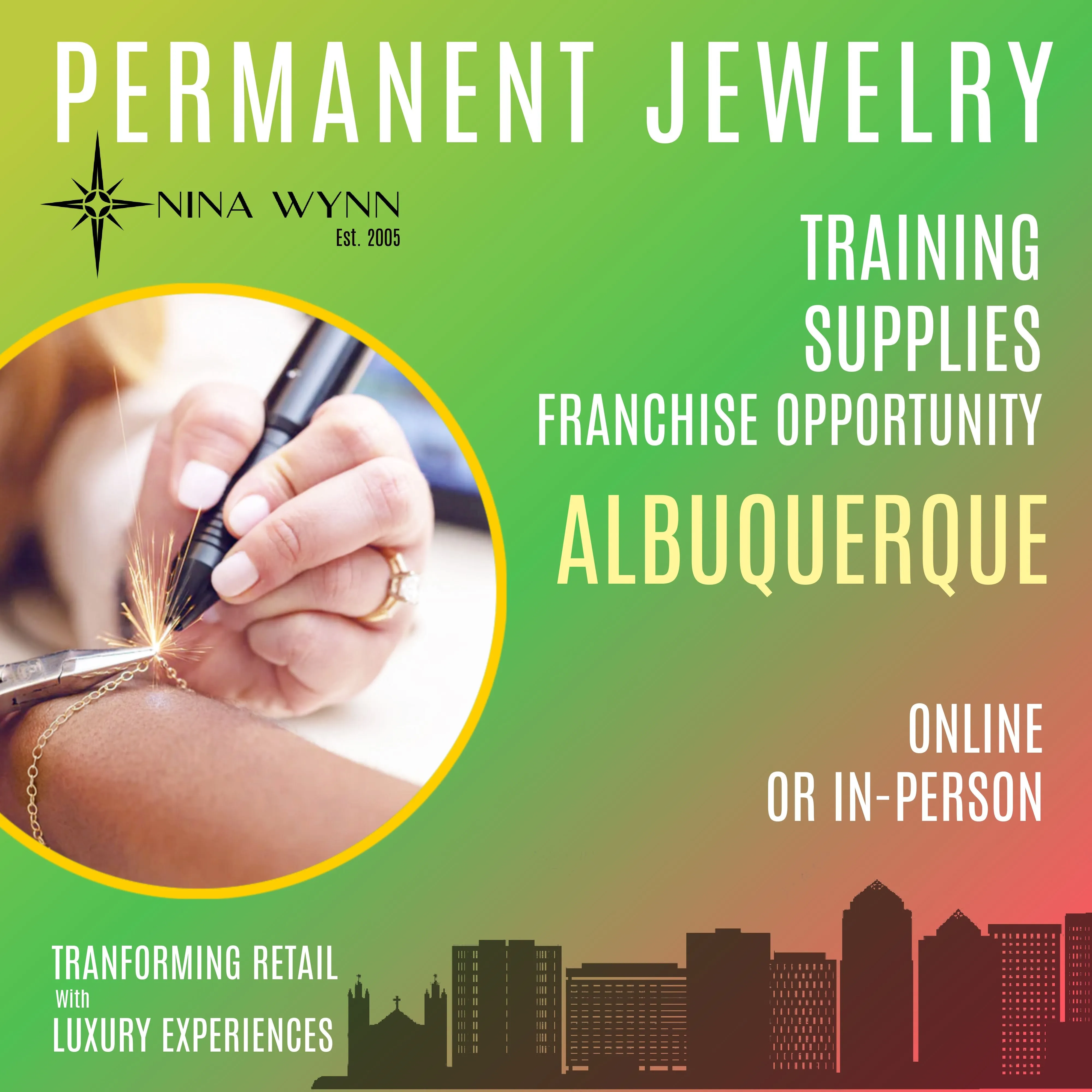 Certified In-Person Permanent Jewelry Training  Albuquerque