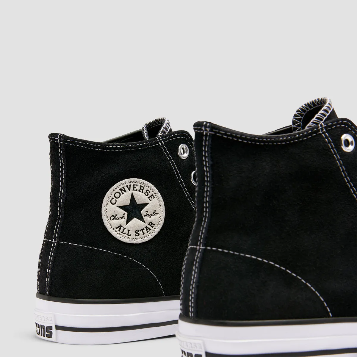 Converse Chuck Taylor All Star Pro High Top Shoes - Black/Black/White