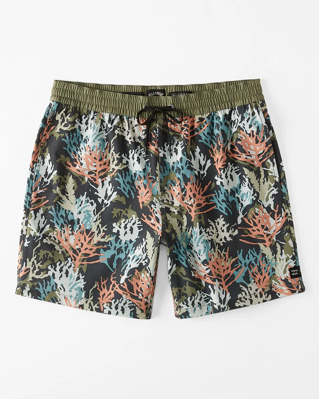 Coral Gardeners 17 Layback Elastic Waist Shorts - Multi