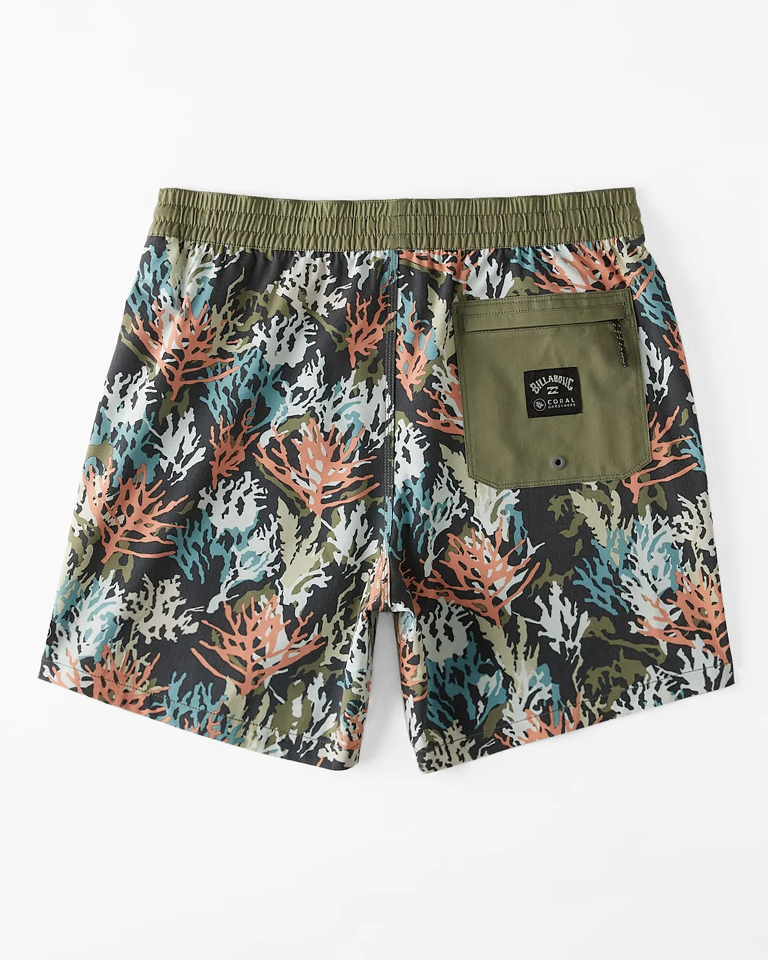 Coral Gardeners 17 Layback Elastic Waist Shorts - Multi