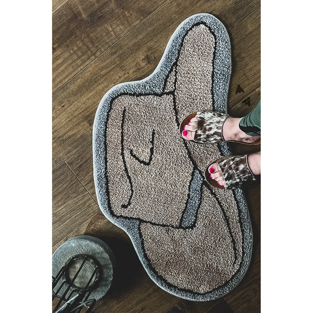 COWBOY HAT RODEO RUG