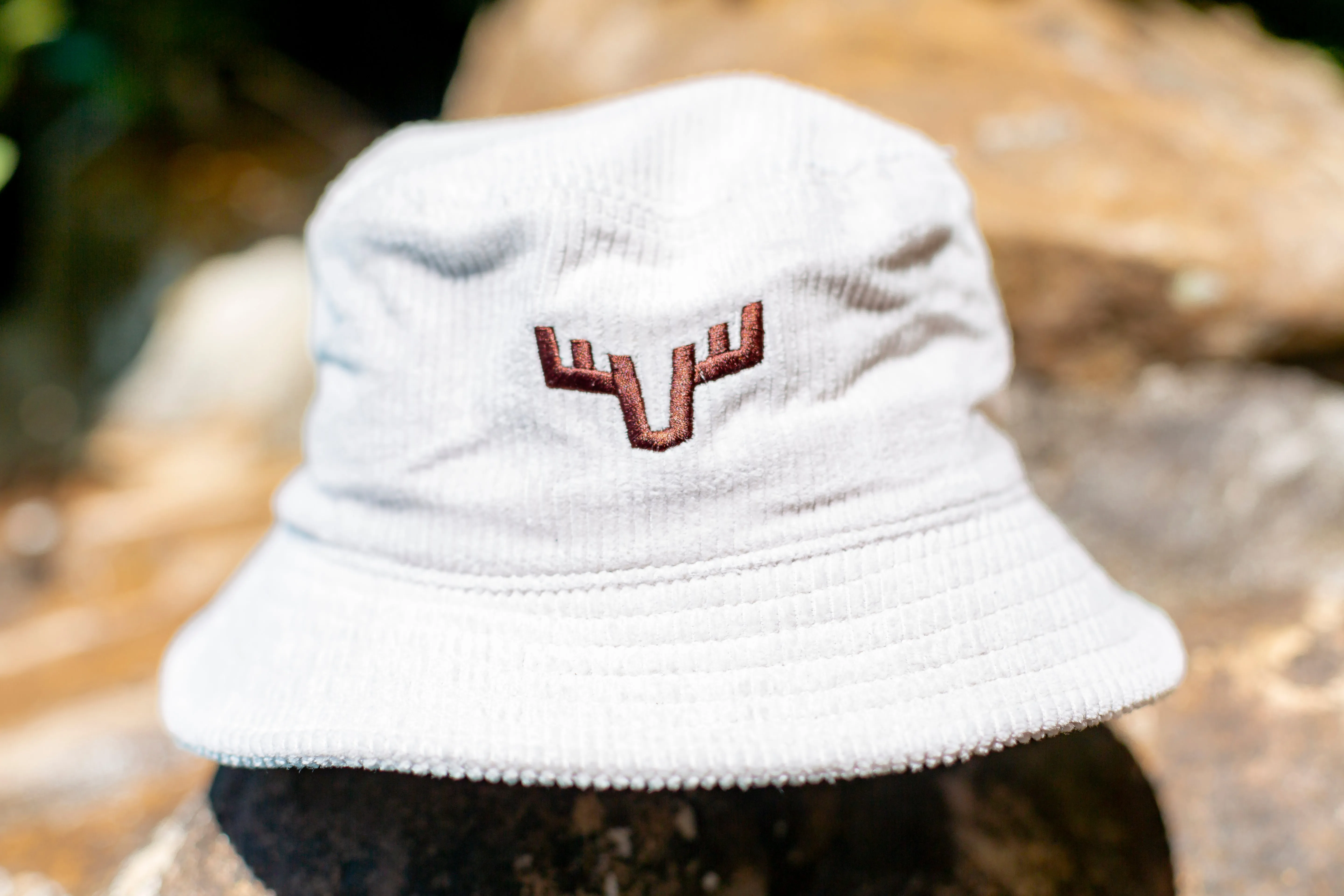 Cream Antler Bucket Hat