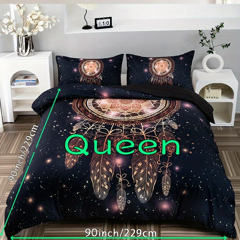 Dream Catcher Print Bedding Set Soft Cozy and Southwestern Stylish