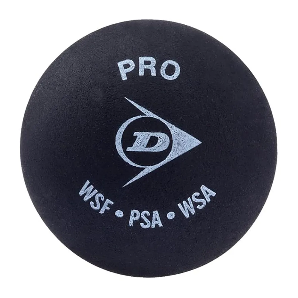 DUNLOP Double Dot Squash Ball (Black)