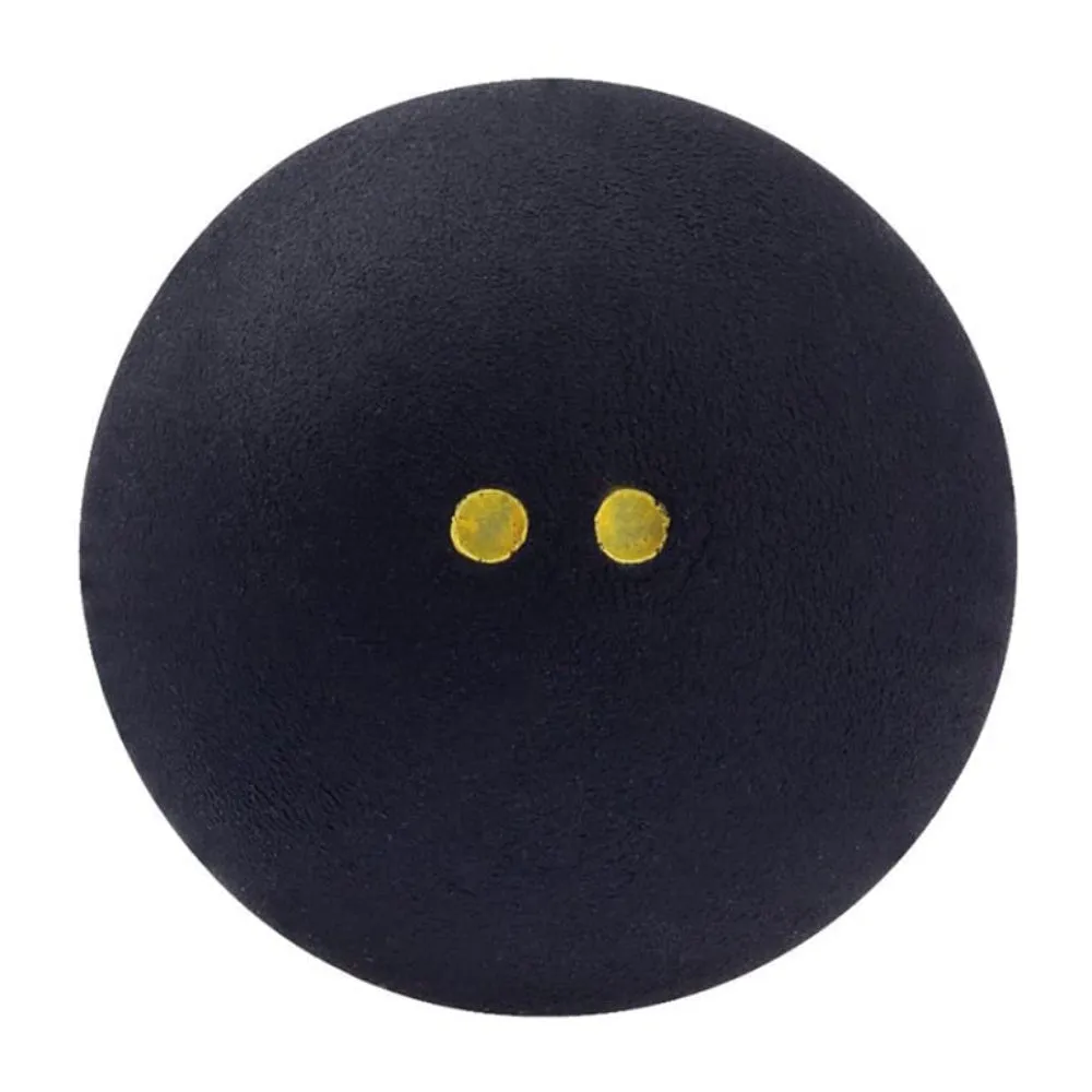 DUNLOP Double Dot Squash Ball (Black)