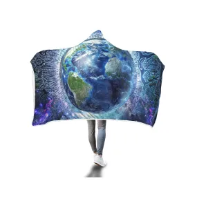 EARTH HOODED BLANKET