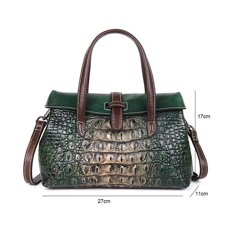 Embossed Luxury Handbag