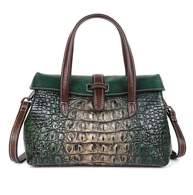 Embossed Luxury Handbag