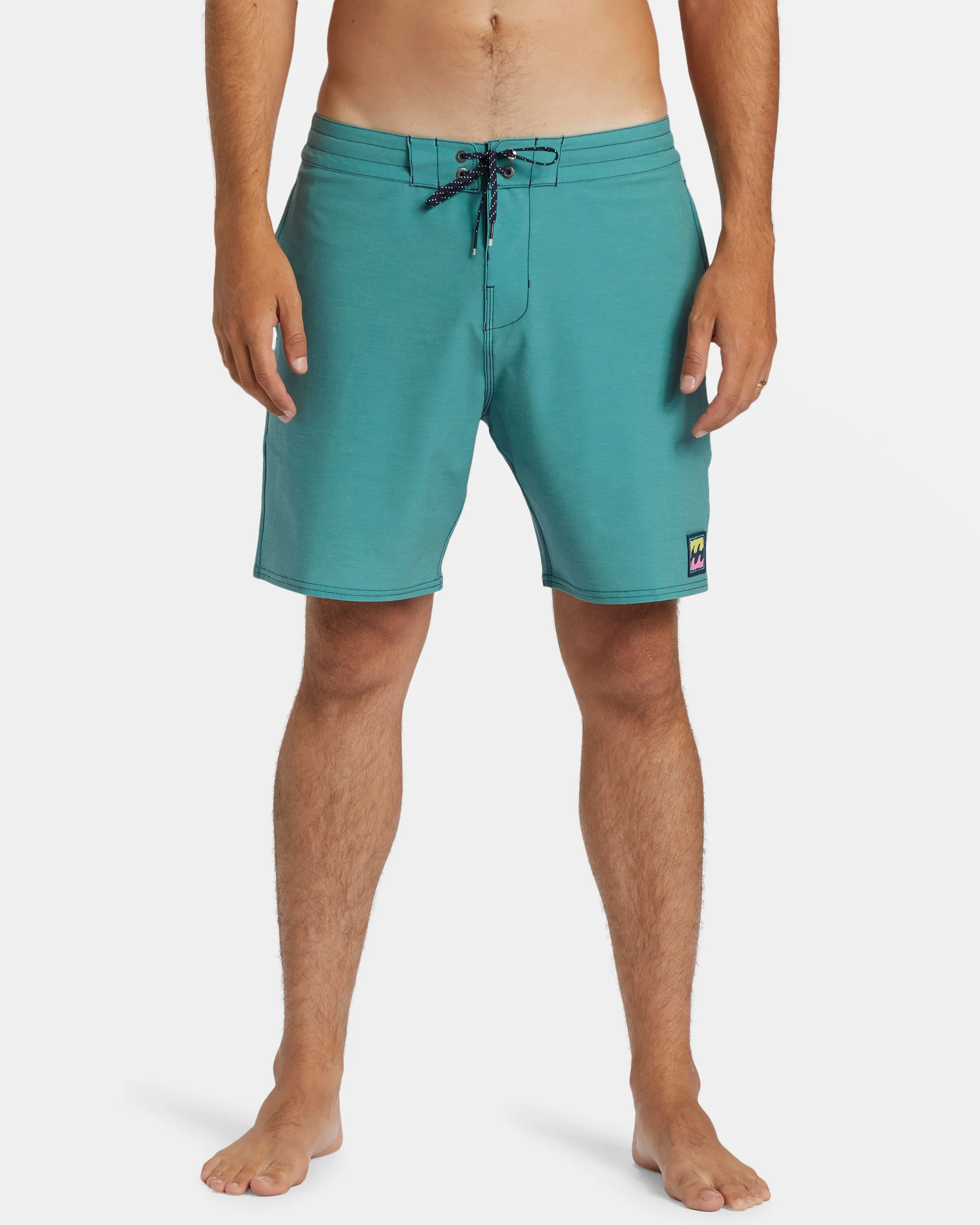 Every Other Day Lo Tide 17 Boardshorts - Jade Stone