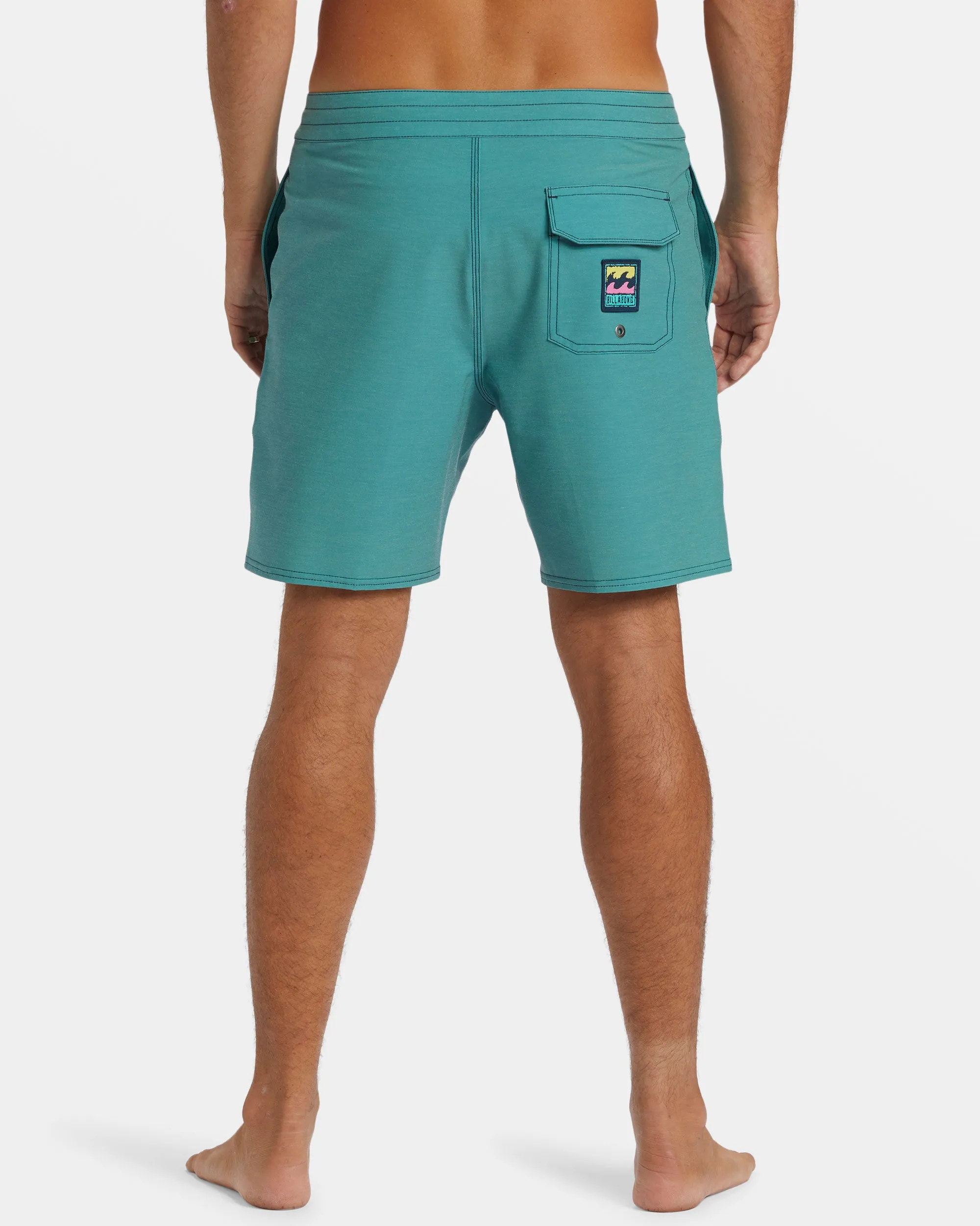 Every Other Day Lo Tide 17 Boardshorts - Jade Stone