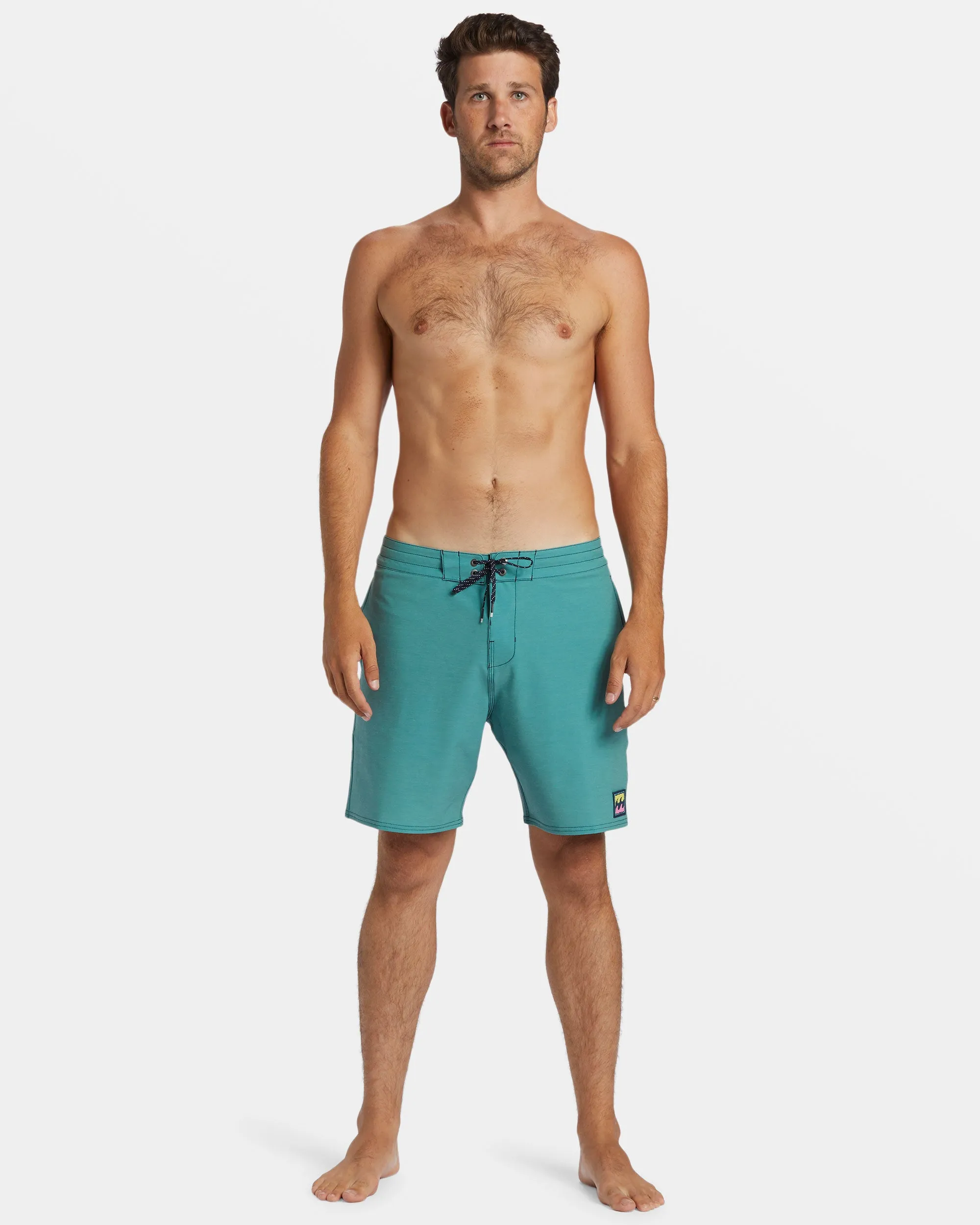 Every Other Day Lo Tide 17 Boardshorts - Jade Stone