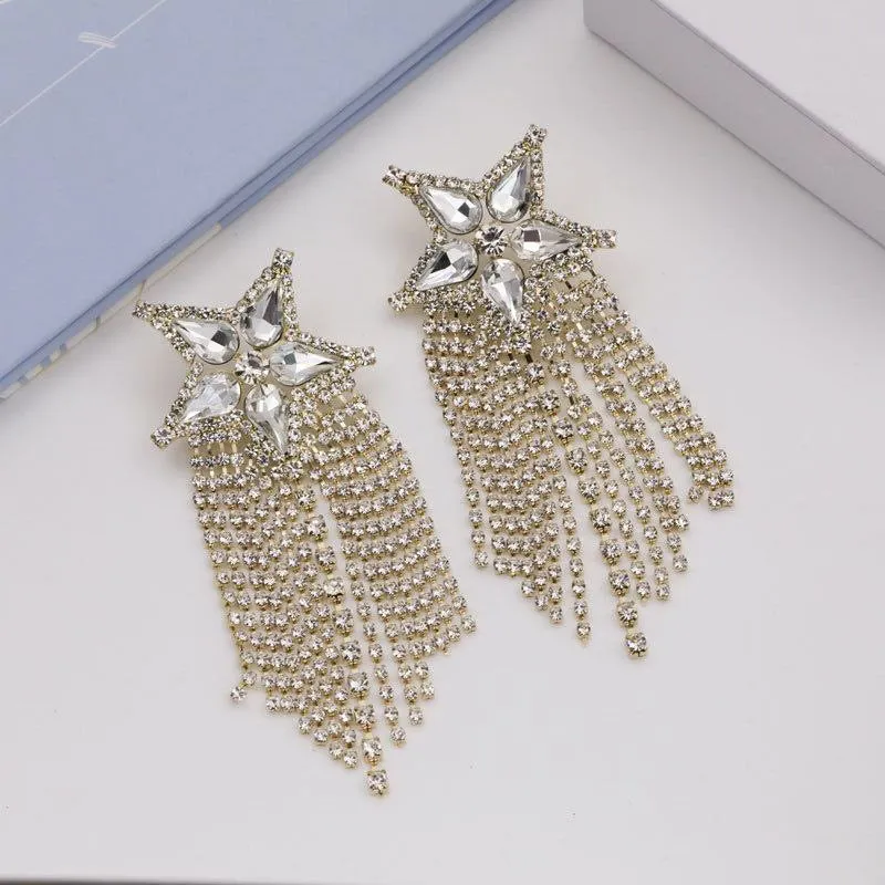 Fashion star earrings