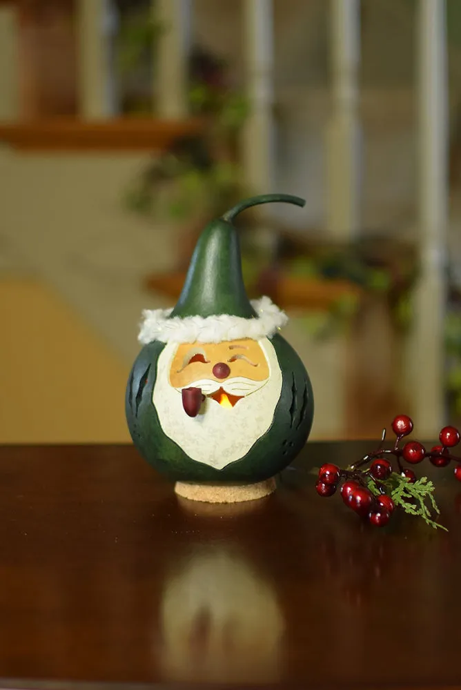 Father Christmas and Nativity Gourd - Available in Multiple Sizes