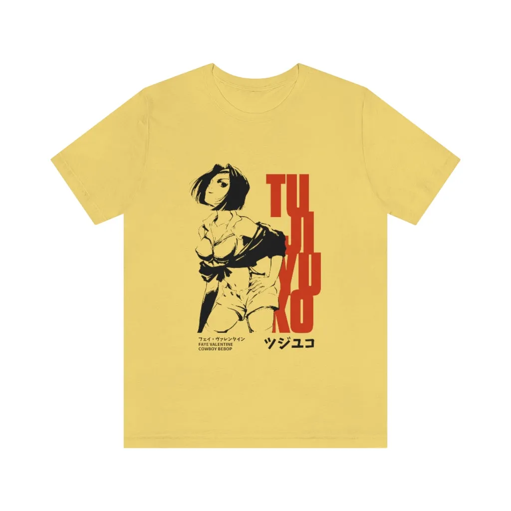 Faye Valentine Inspired Tuji Yuko Jersey Tee - Limited Edition