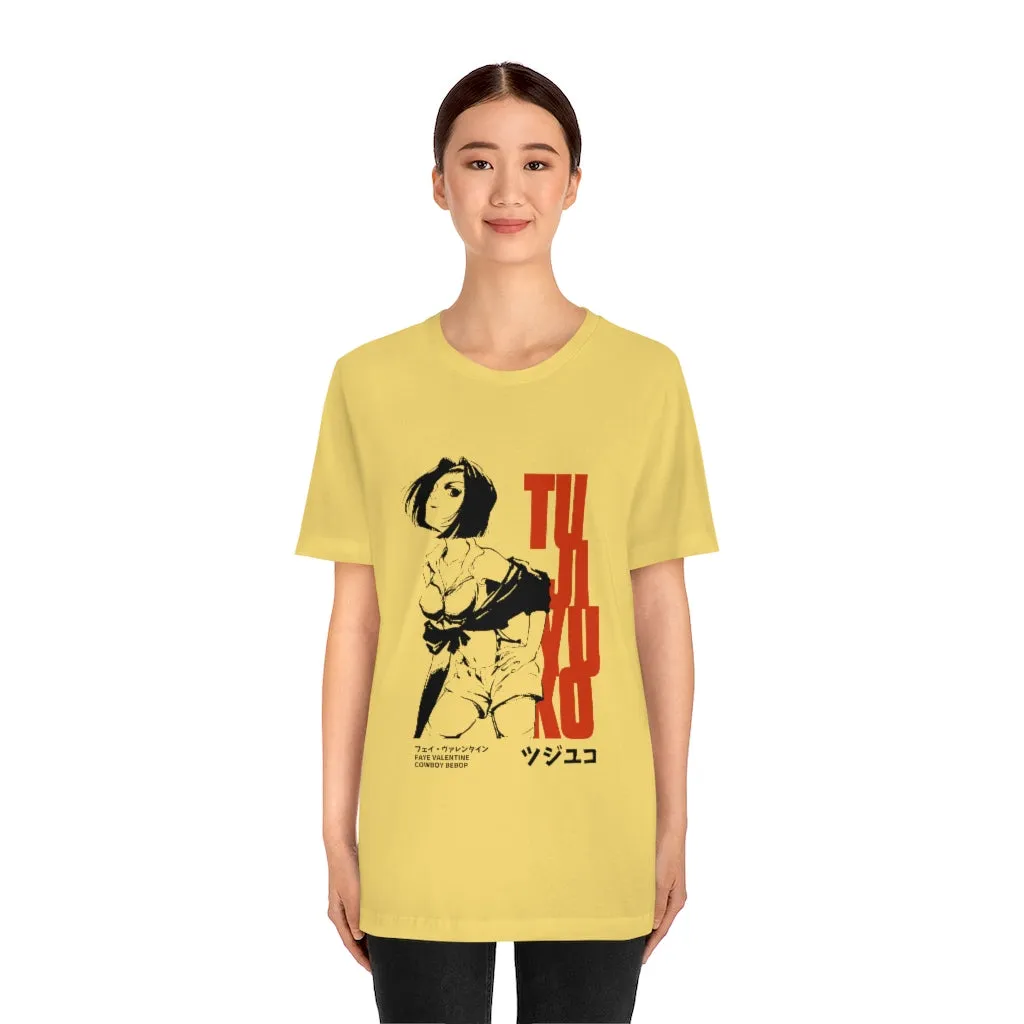 Faye Valentine Inspired Tuji Yuko Jersey Tee - Limited Edition