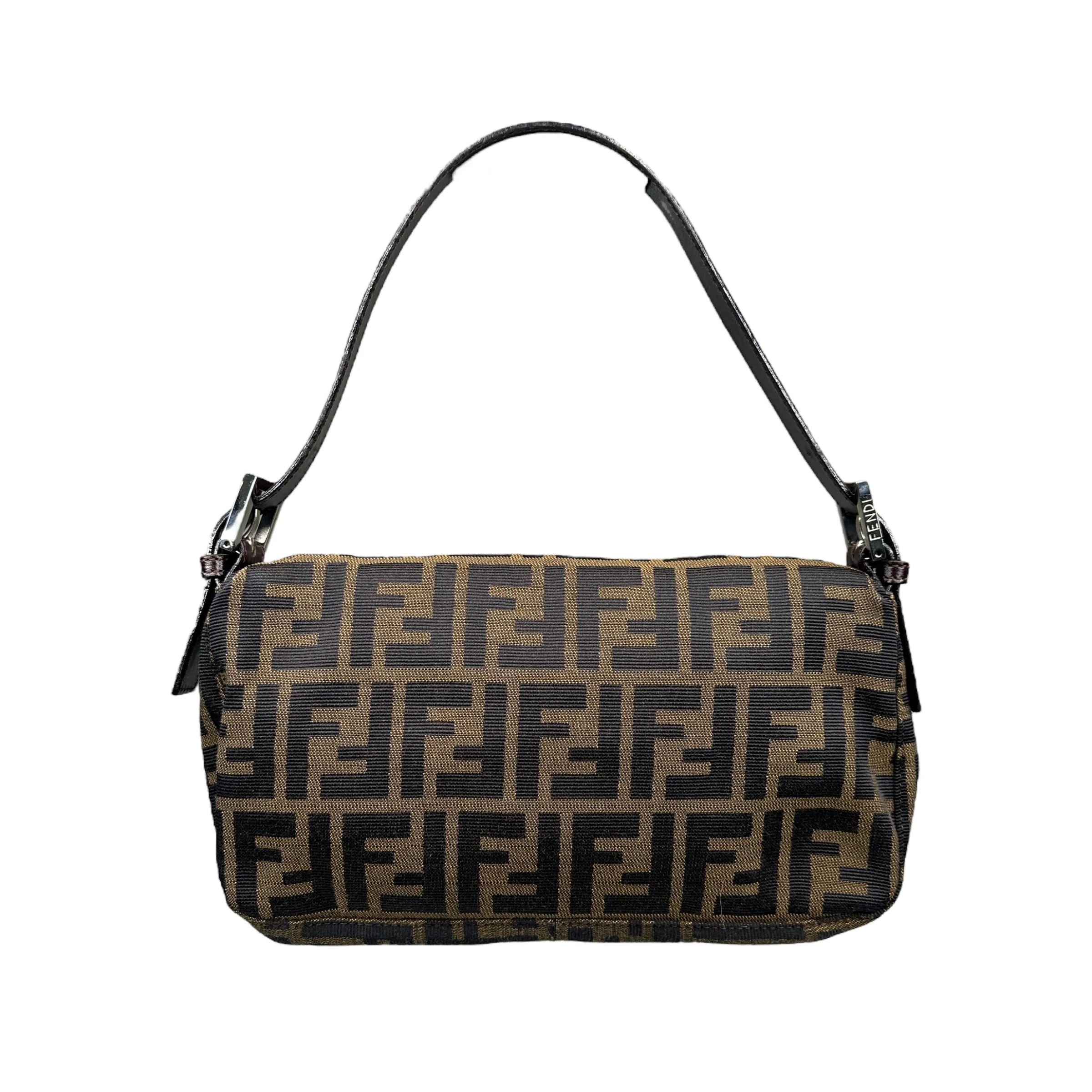 FENDI ZUCCA CANVAS BAGUETTE BAG