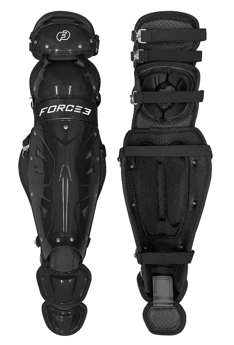 Force3 Catcher Shin Guards with DuPont Kevlar