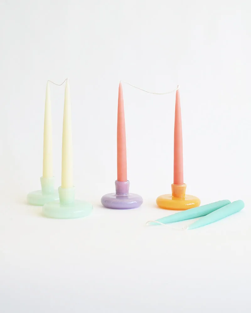 Glass Candleholder