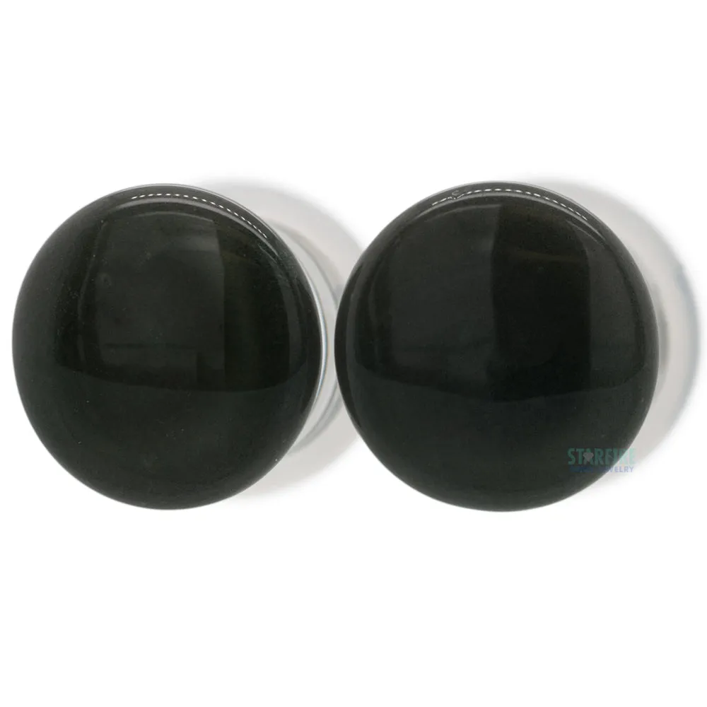 Glass Color Front Plugs - Gray