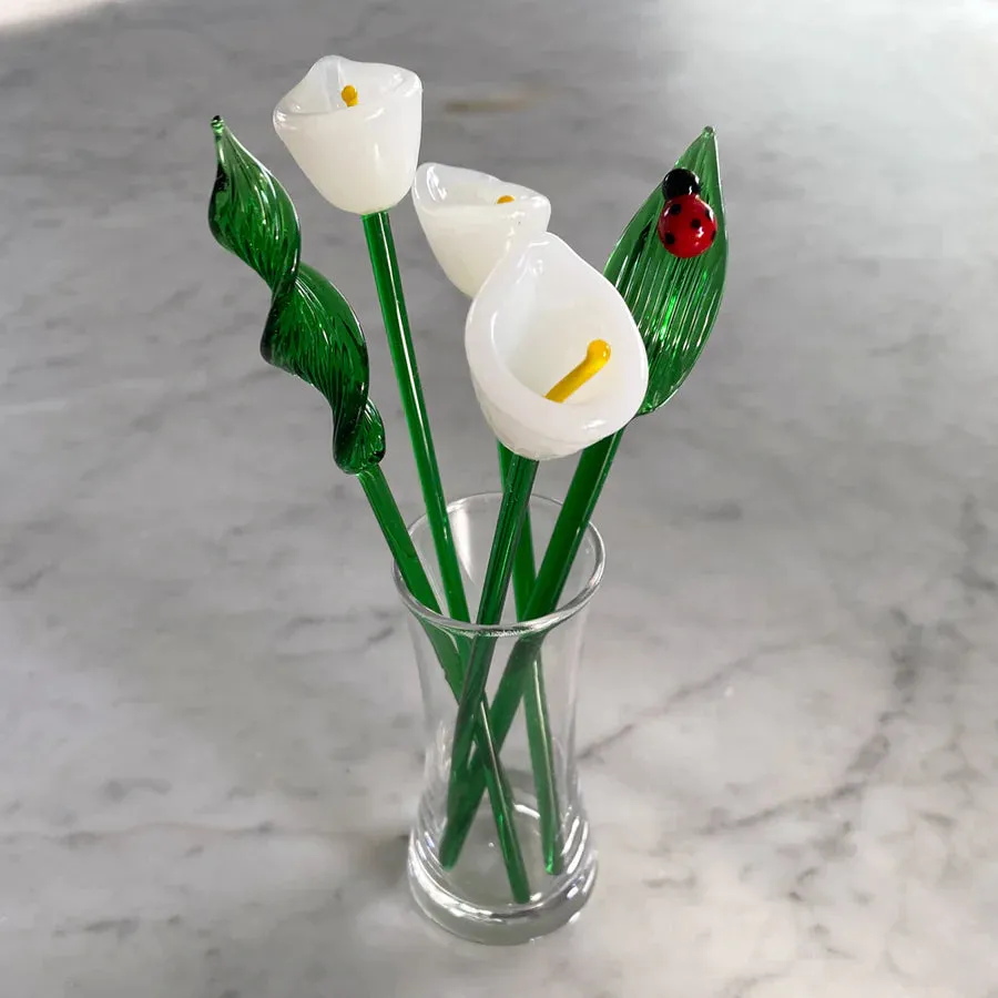 Glass Eye Studio - Window Box Bouquet - Calla Lily #GV744