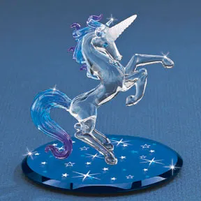 Glass Starlight Unicorn Figurine