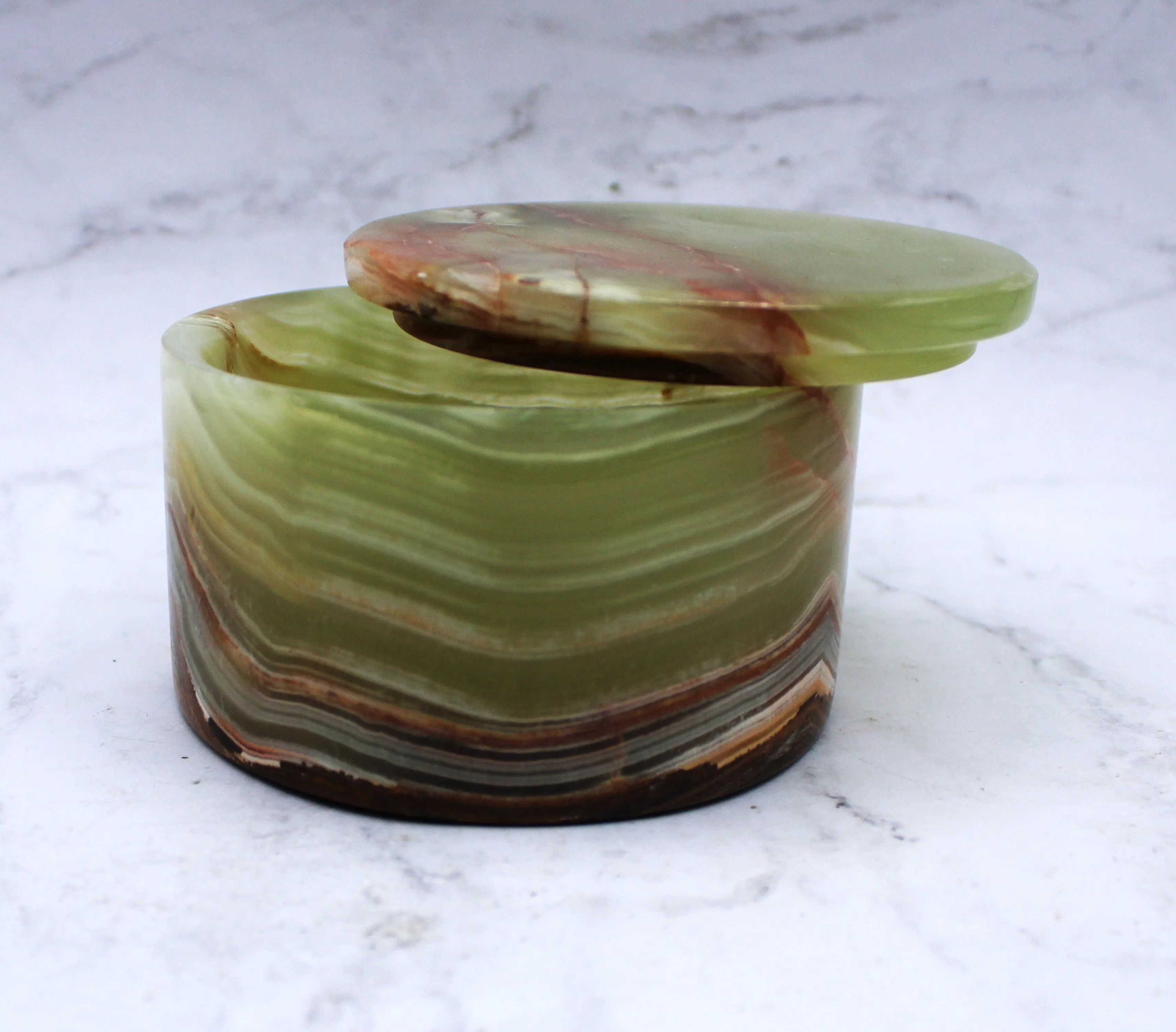 Green Onyx Jewelry Box