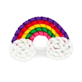 Grosgrain Rainbow Ribbon Hair Clip