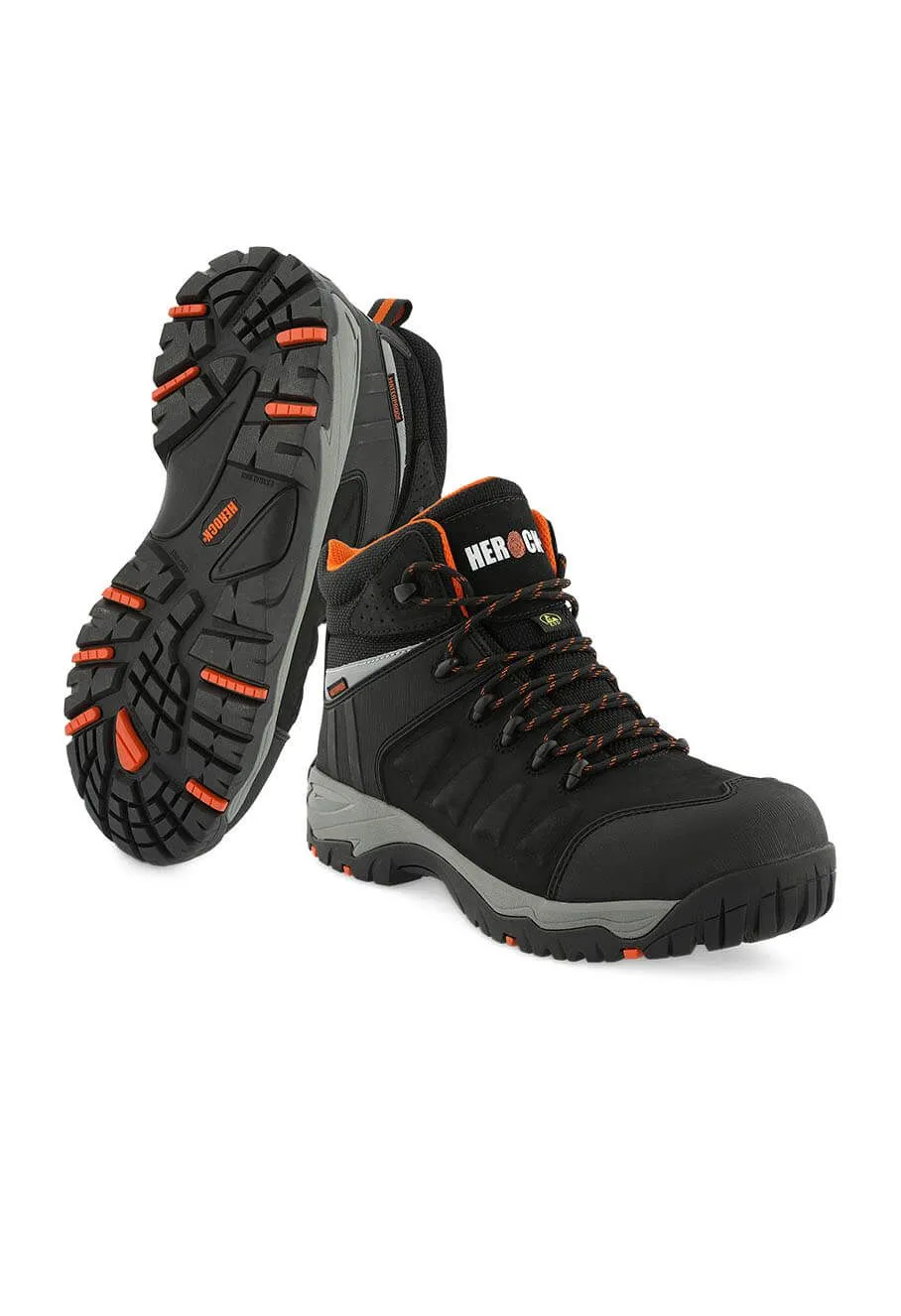 Herock Victus High Safety Shoes S7S Waterproof - Black