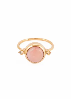 Hidden Star Ring Pink Opal 7