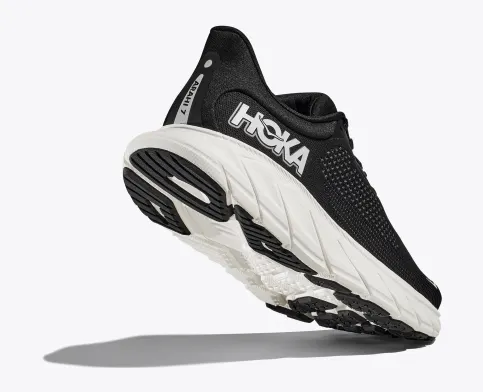 Hoka Men’s Arahi 7 Athletic Shoes-Black/White