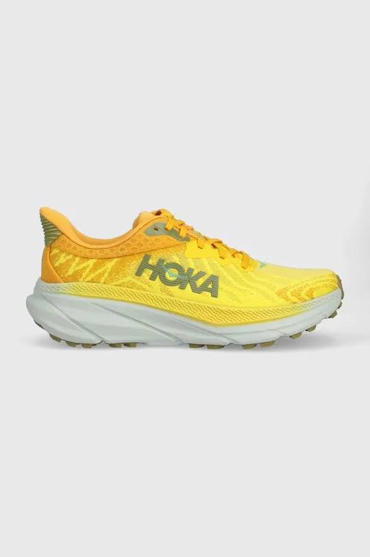 Hoka One One running shoes Challenger ATR 7 yellow color