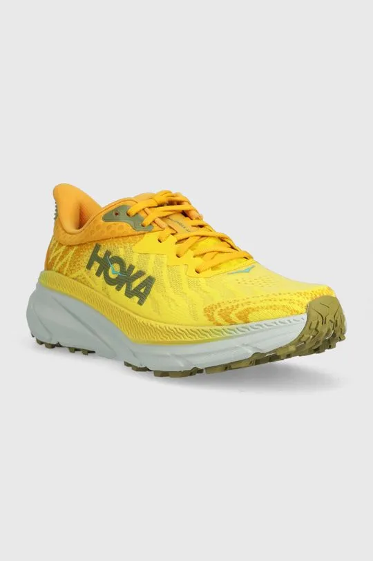 Hoka One One running shoes Challenger ATR 7 yellow color