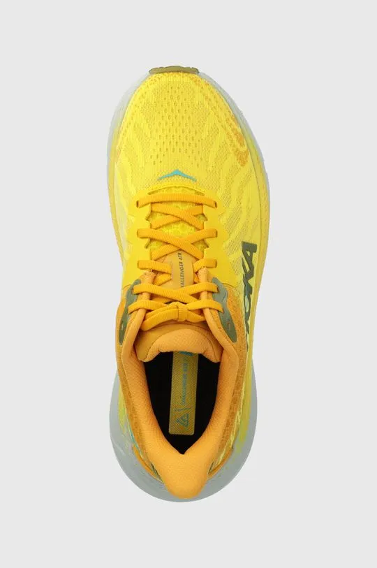 Hoka One One running shoes Challenger ATR 7 yellow color