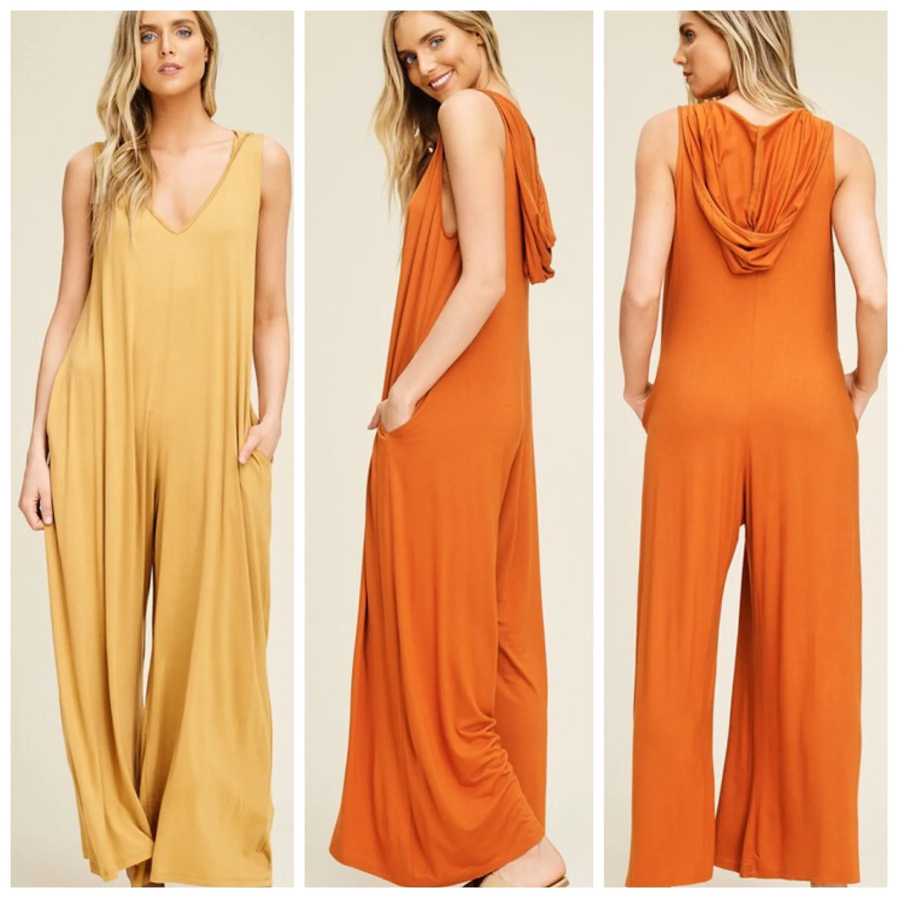 Hooded Honey Jumpsuit