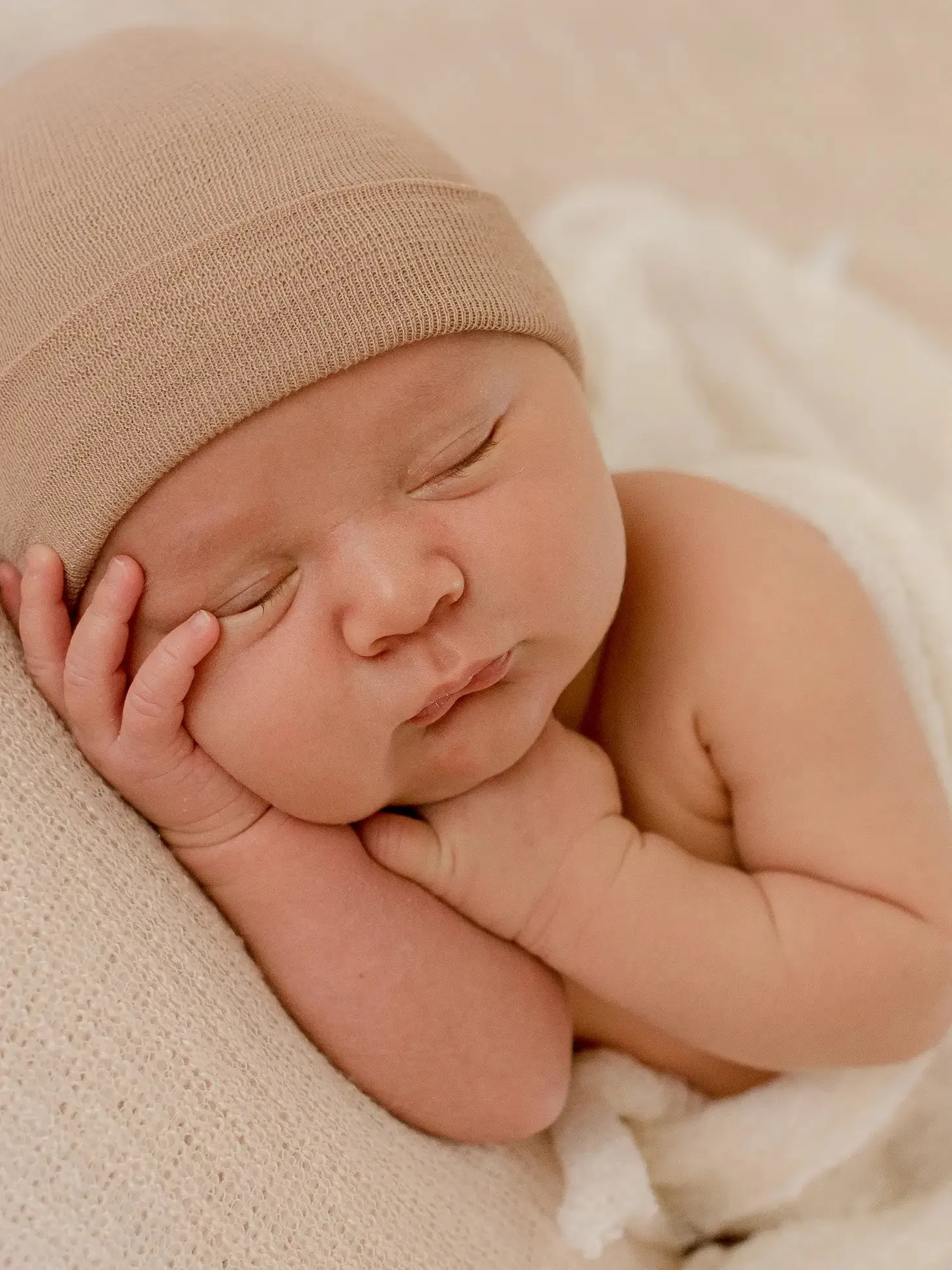 Ilybean - Tan Newborn Hospital Hat