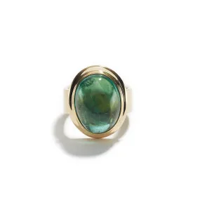 Indicolite Tourmaline Ring