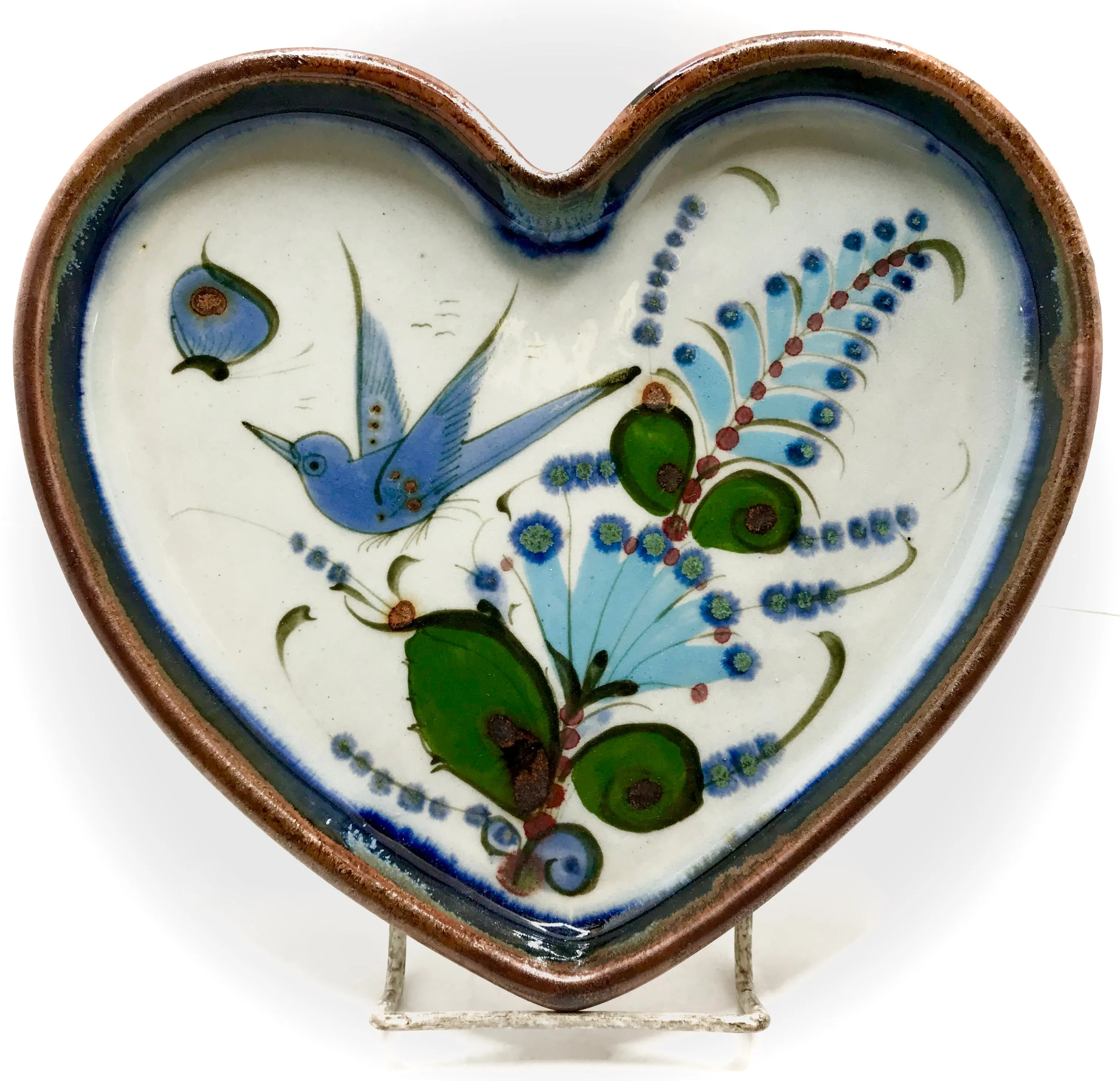 Ken Edwards Pottery Large Heart Tray (KE.H17)