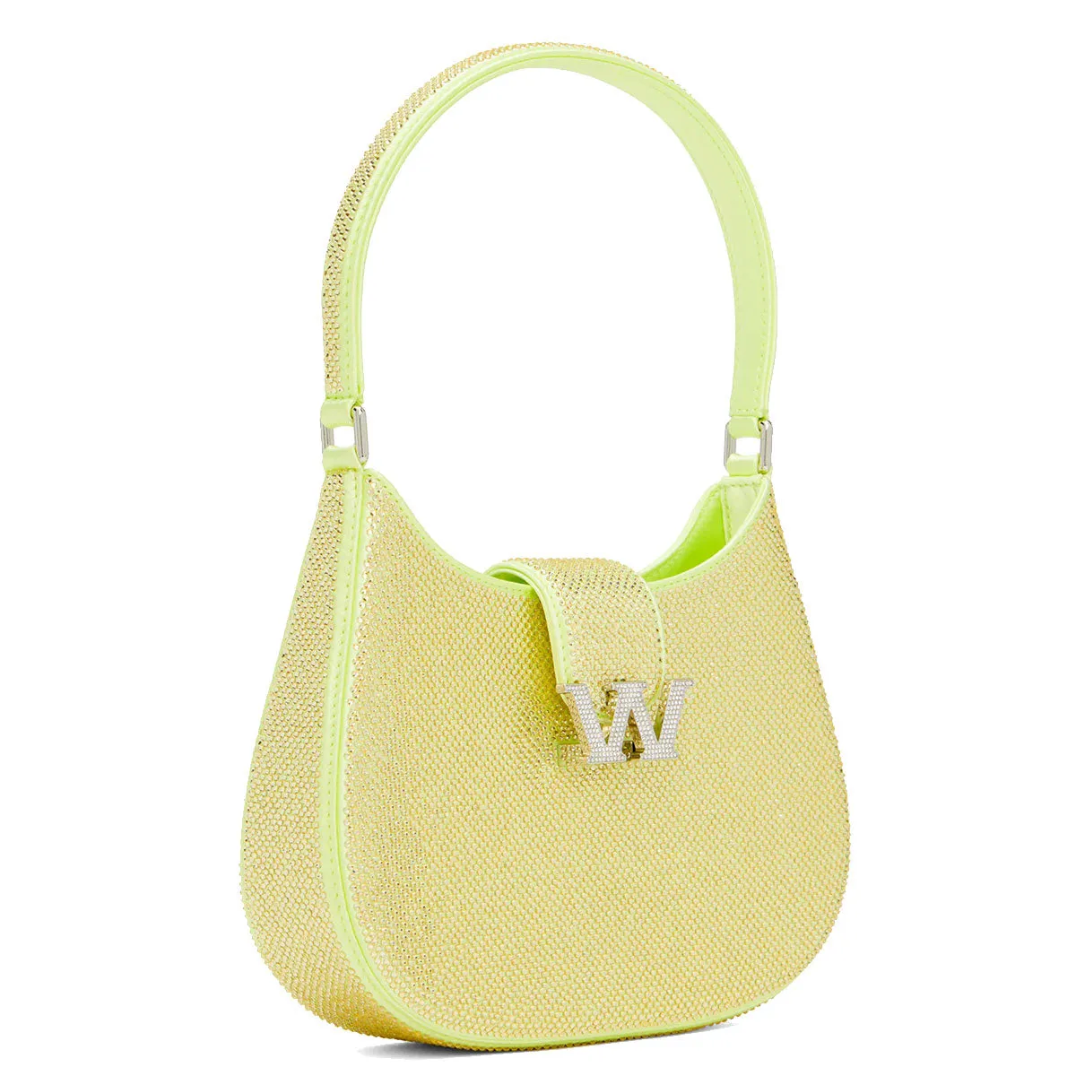 Legacy Sequins Small Hobo, Lemon