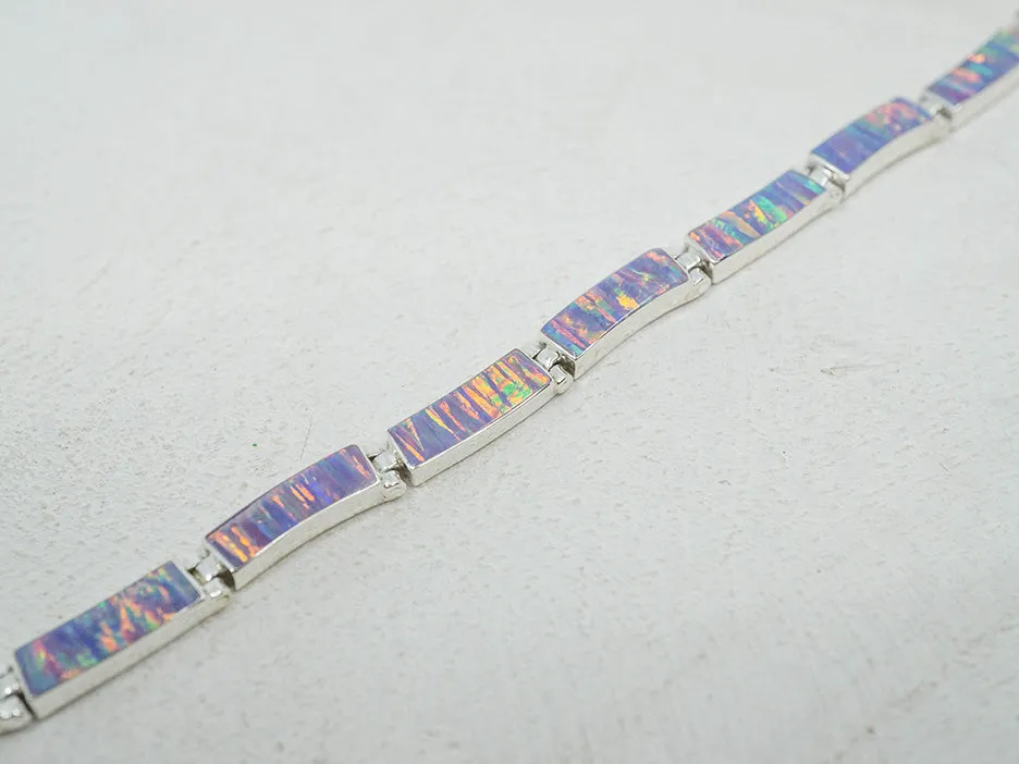 Lilac Opal Links Bracelet