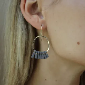 Luna Earring - Dark Gray