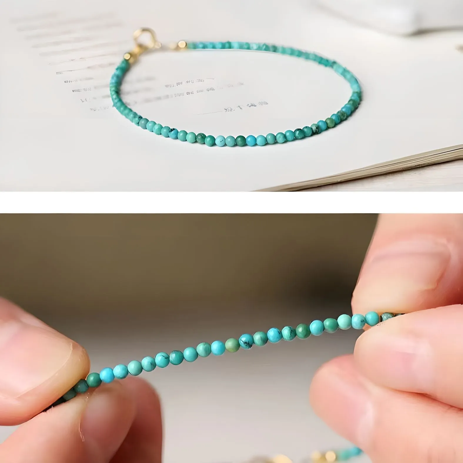 Luxyin Venus Turquoise Bead Bracelet