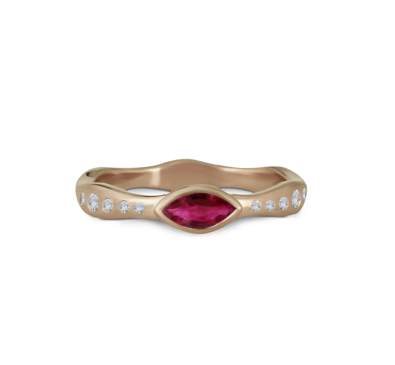 Marquise Love Band Ruby