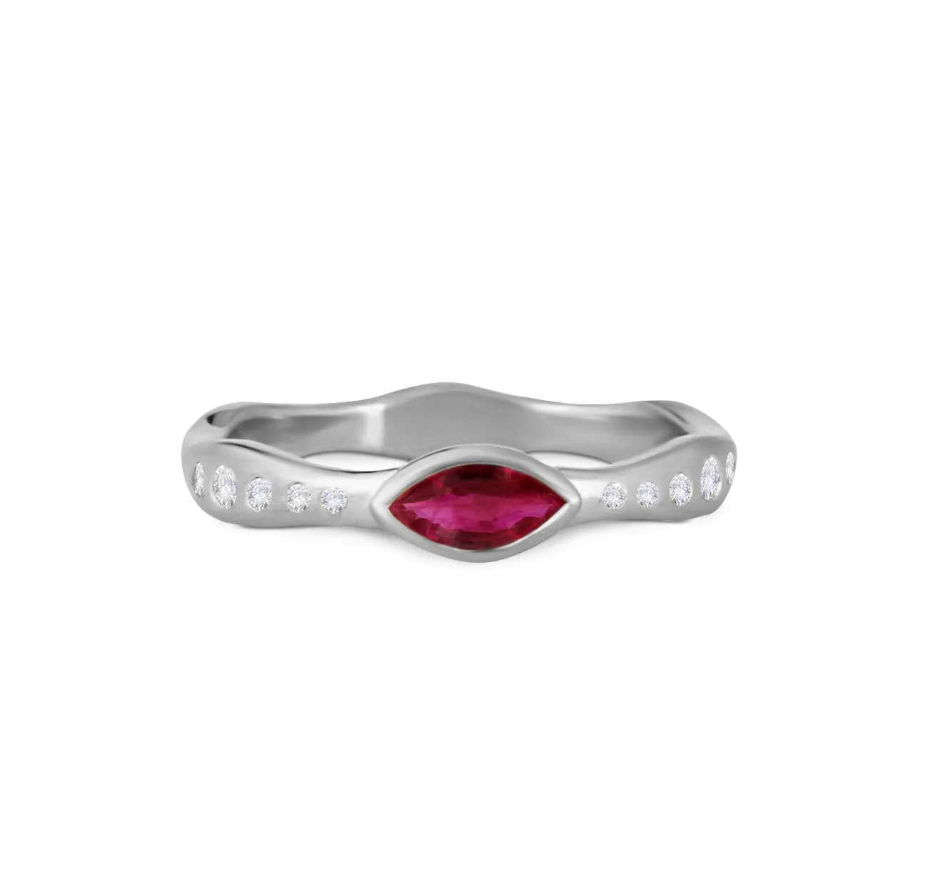 Marquise Love Band Ruby