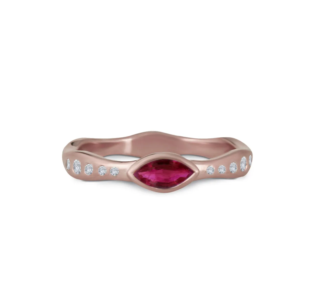 Marquise Love Band Ruby